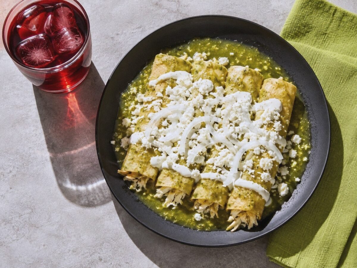 Enchiladas verdes