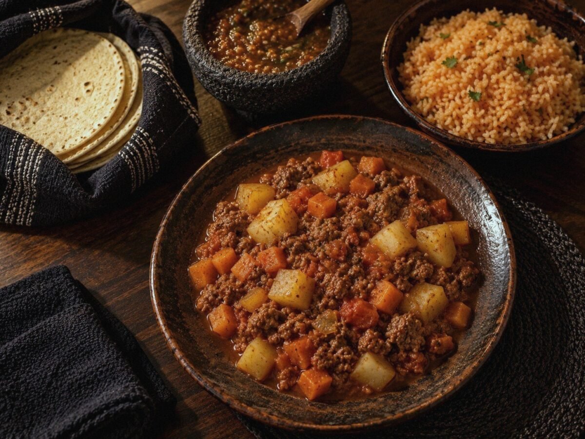 Picadillo con papa